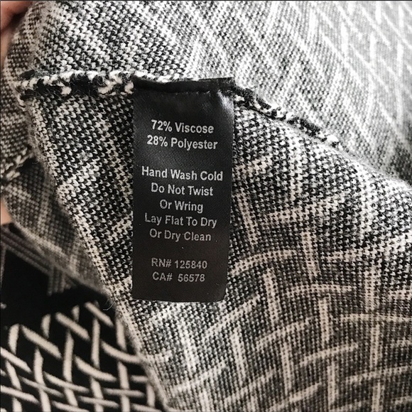 Intermix Black and White A line Knit Dress - Picture 8 of 8